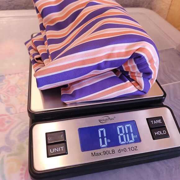 Southern Marsh Polo Shirt Mens Medium Striped Purple, Orange - Picture 13 of 13